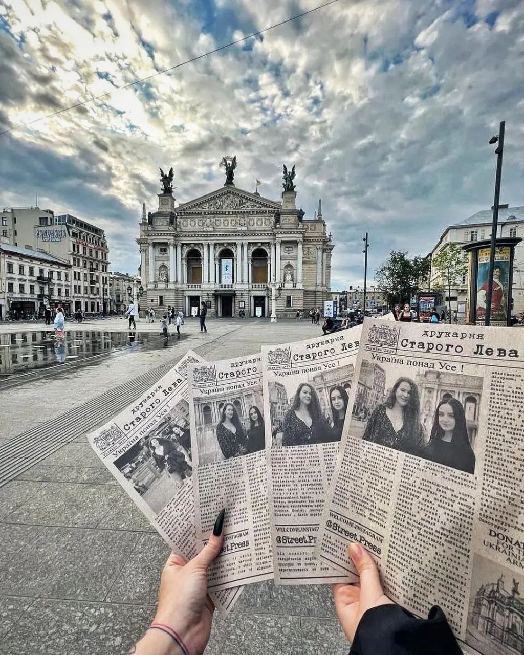 Фотограф з людьми